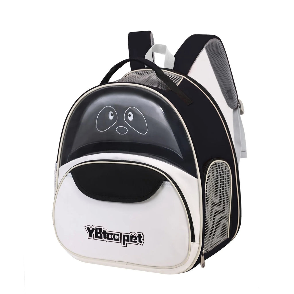 Outdoor portable breathable large capacity pet backpack carrier in Oxford cloth, 15-litre, available in four colours