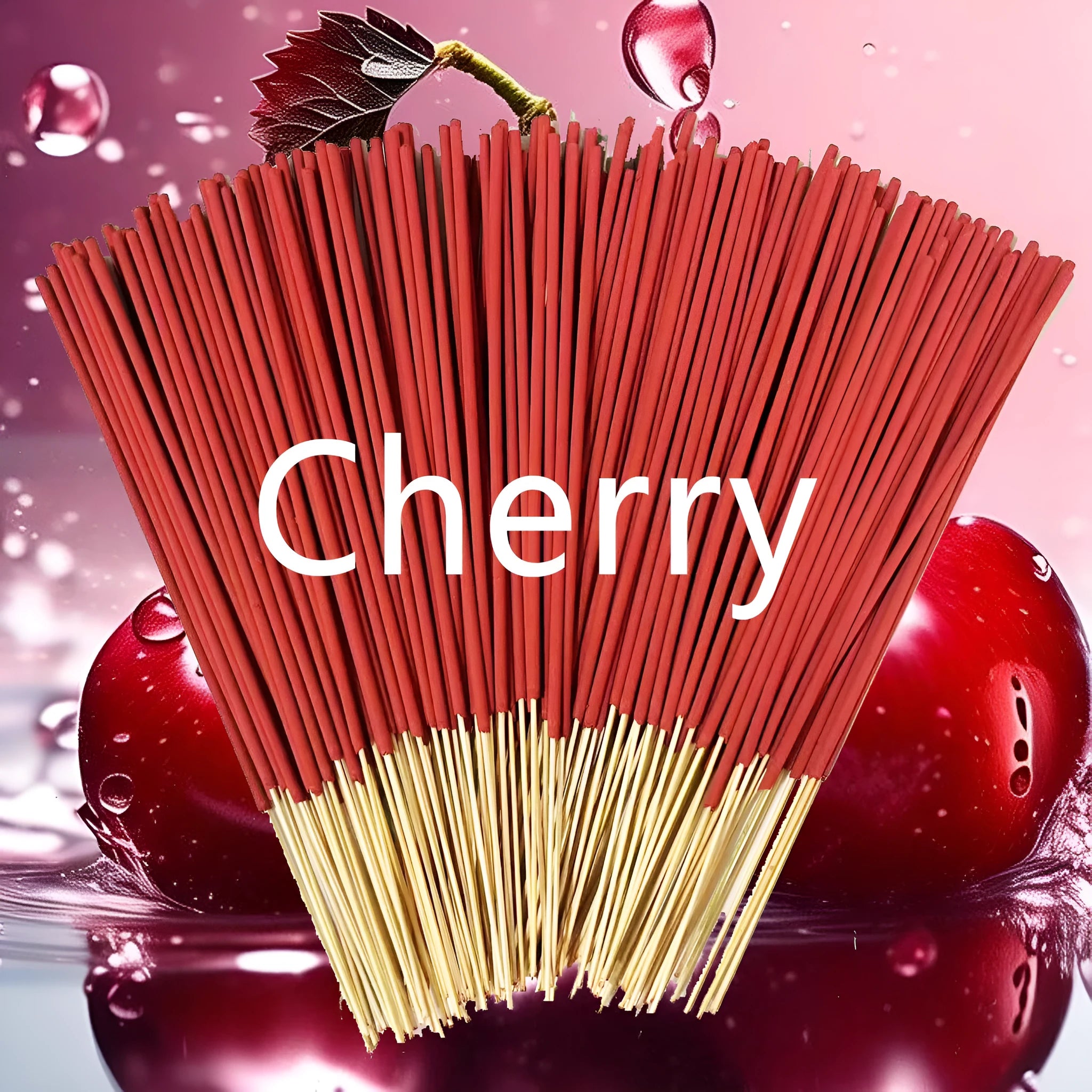 22cm cherry flavored bamboo stick incense for home fragrance