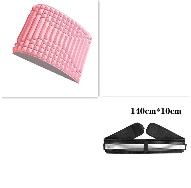 Blue EVA foam back stretcher for lumbar support and neck pain relief