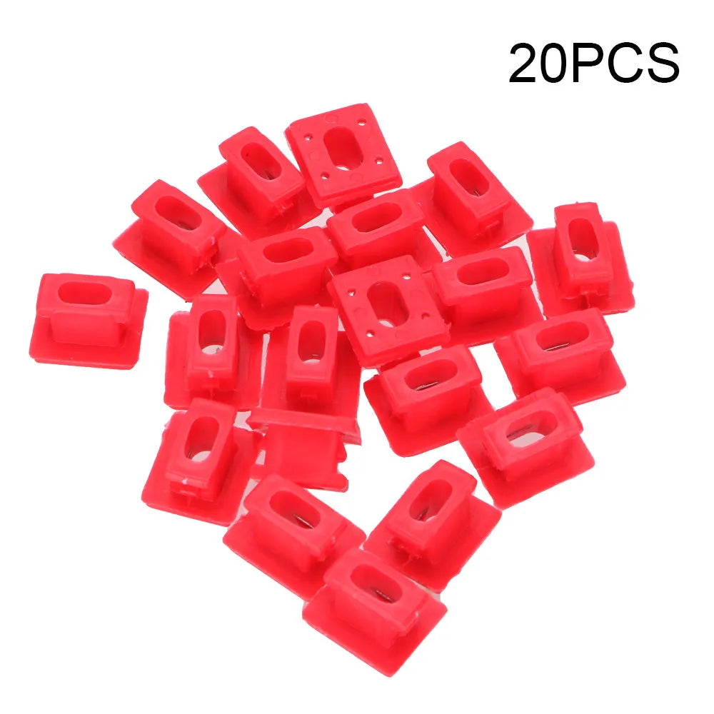 Plastic snap buckles for BMW door walnut interior trim panel replacement clips