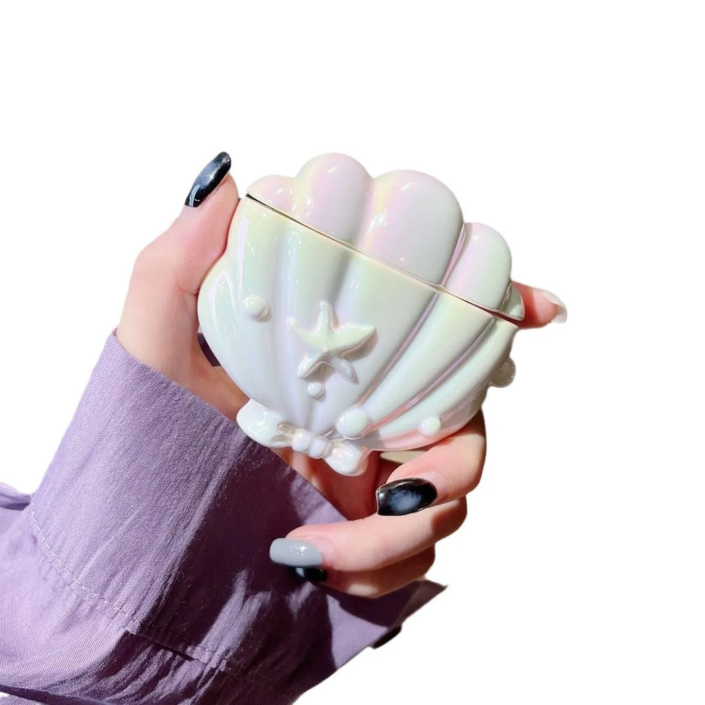 White PVC cartoon IP shell headphone case for AirPods 1 2 3 Pro Pro 2 universal