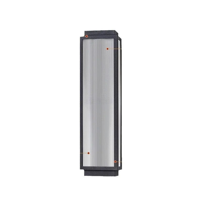 Waterproof stainless steel outdoor wall lamp for courtyard garden with light colour options