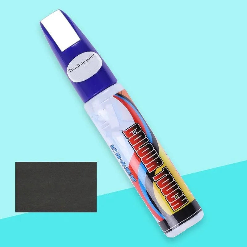 Automotive paint repair pen and scratch repair fluid 4-piece set with ten colour options