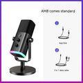 Dynamic noise reduction microphone in black, pink, or white with matching bracket and complete cable kit