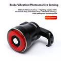 Warning cycling fixture bicycle taillight road aluminium alloy 8x3x12cm 84g Smart Eye Q5