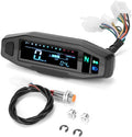 Black motorcycle mini LCD speedometer and oil gauge display on a 4.1-inch screen.