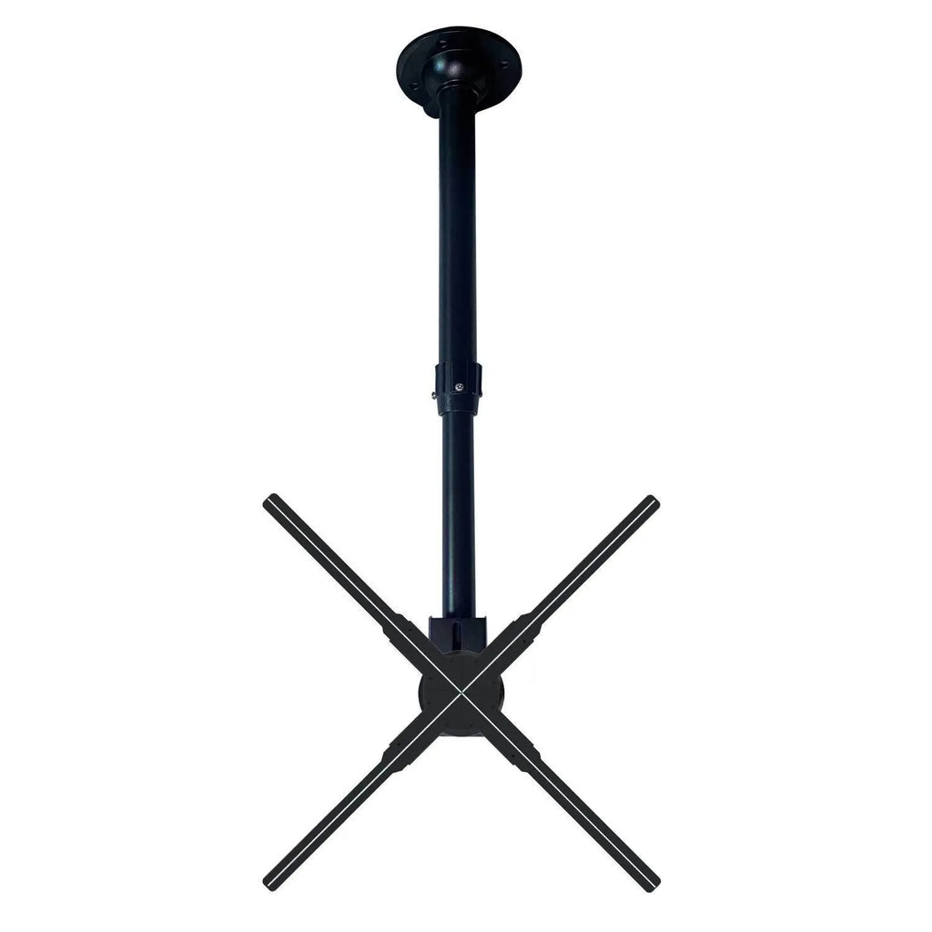 Black metal dedicated desktop hanger stand bracket for holographic 3D projection fan advertising player