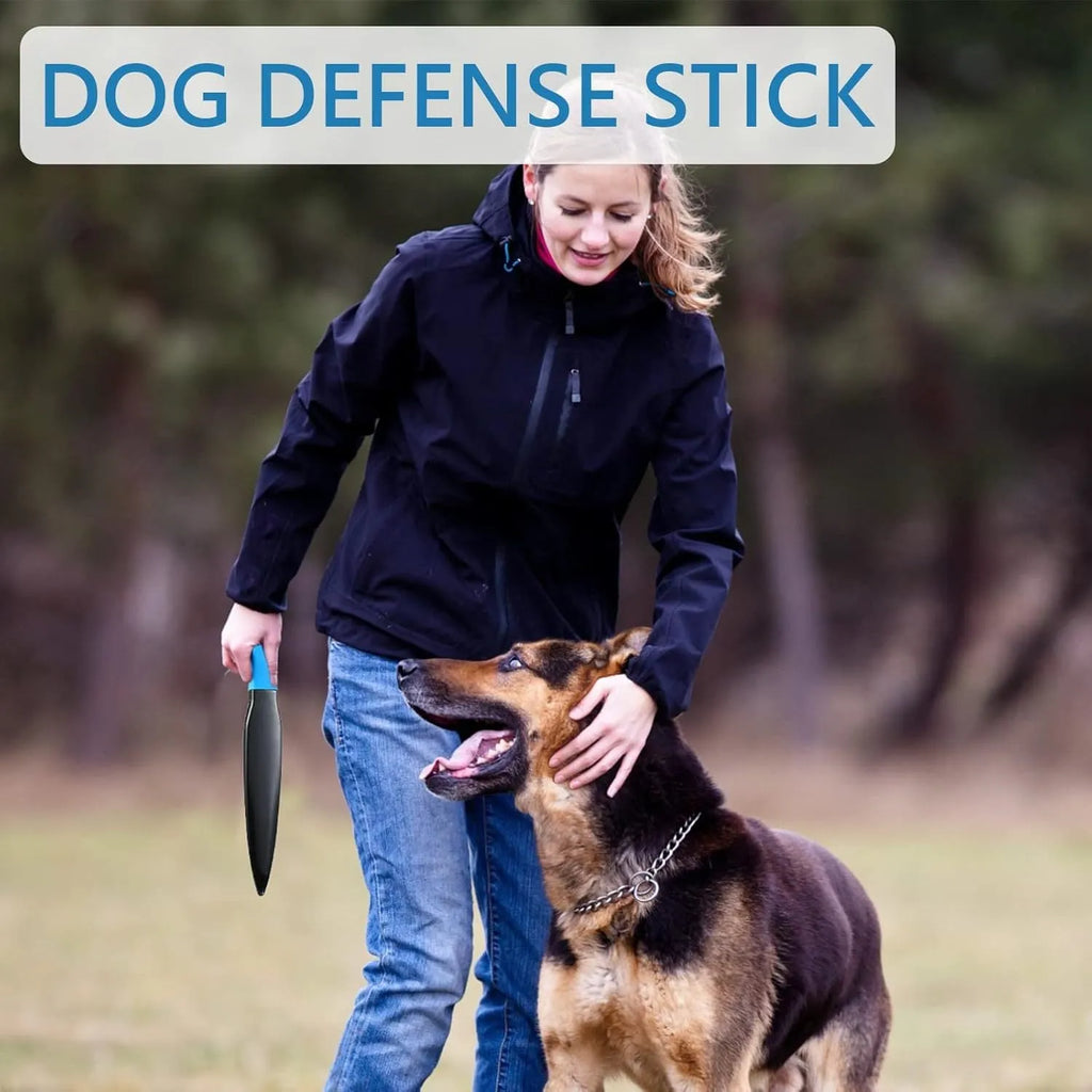 35cm dog training stick with coloured handle for bite training and jaw release