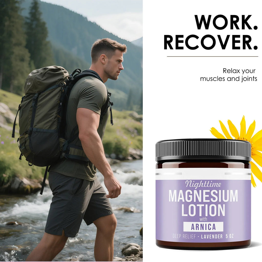 150ml magnesium body butter cream in 7.1cm square jar with shea butter and magnesium chloride