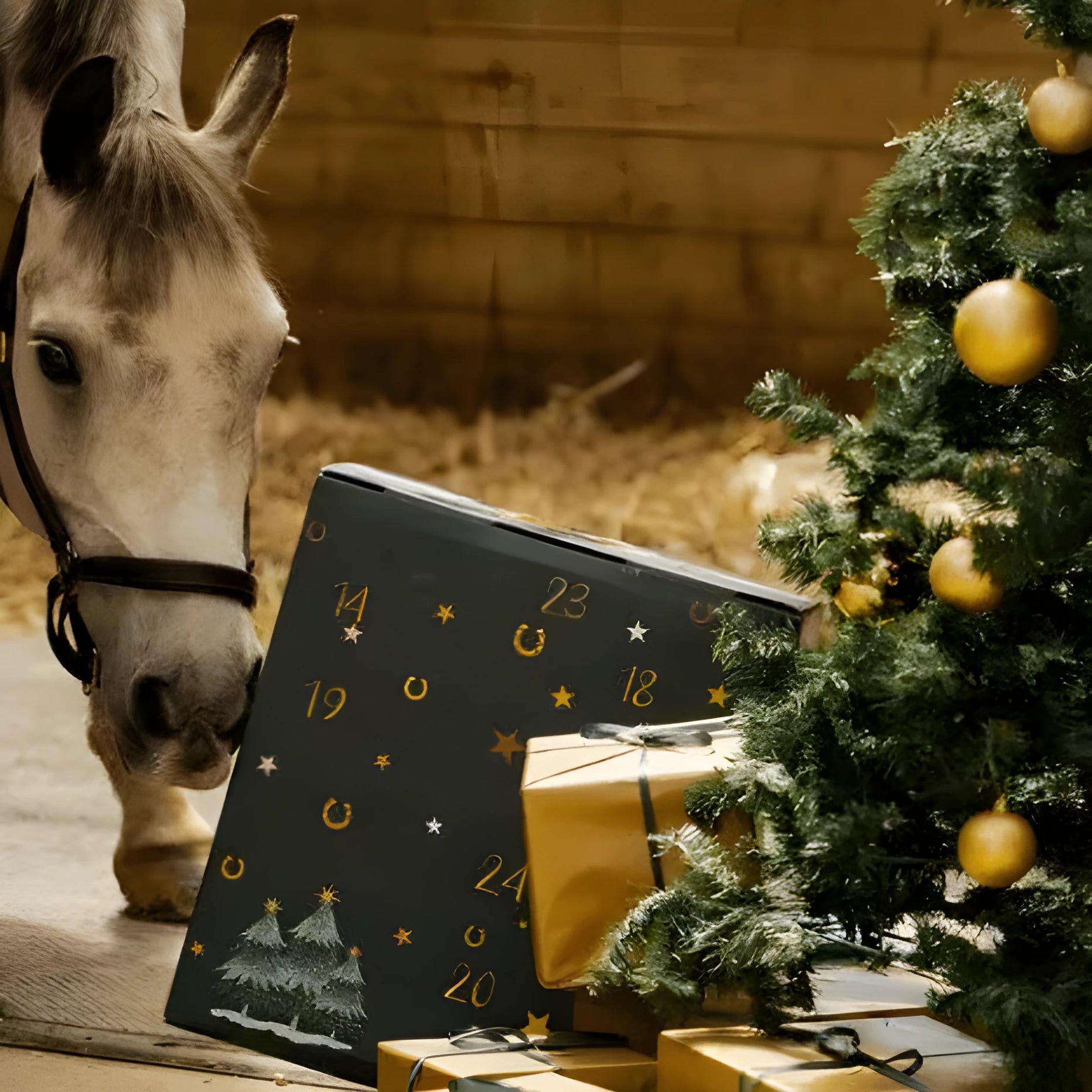 Fringe and tassel advent calendar blind box, equestrian theme, modern art style, made of PVC, gift for multiple occasions