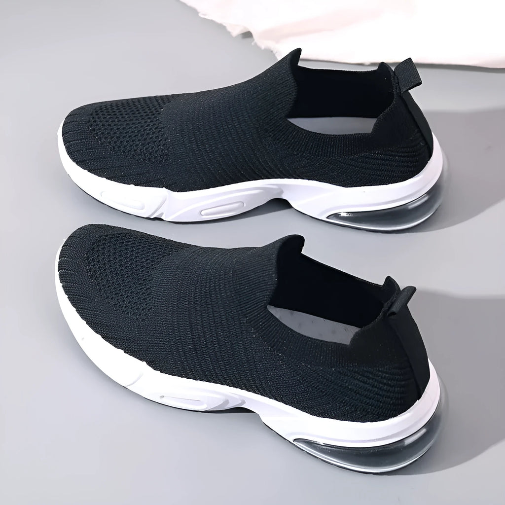 Breathable slip-on sock shoes in multiple colours with mesh lining and PVC sole