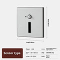 New intelligent infrared human body sensing metal wall light with PVC geometric shade, 1.5W, brushed gold finish