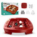 Track logic chess set in colour box package with black and white beads on plastic board for teenagers 7-14