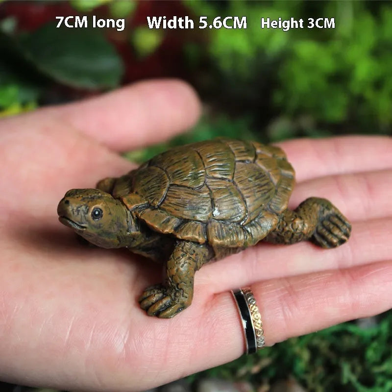 Green resin simulation turtle garden decoration for outdoor landscaping