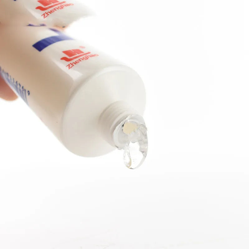 100ml white cherry flavoured water-soluble lubricant bottle for intimate adult use