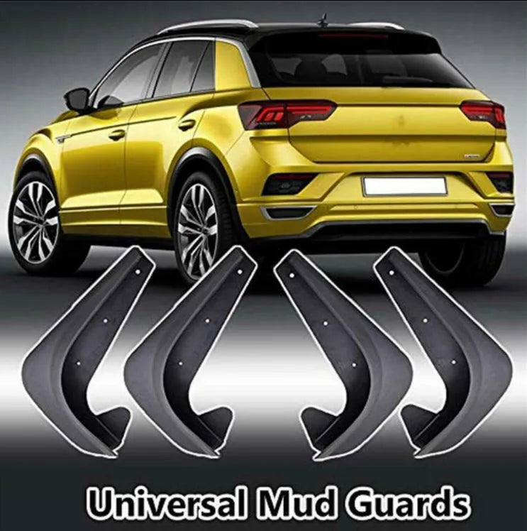 Black universal car mudguard splash board, plastic wheel cover fender, 25x22x7cm