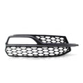 Black ABS bumper fog lamp grille for Audi A3 S3 2013-2016 models