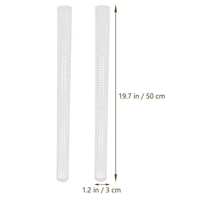 Water Moss Pillars For Climbing Vines And Green Plants White PP Plant Support Stakes 50x3cm Set of 1 or 2 Pcs Indoor Outdoor Reusable Climbing Plant Poles