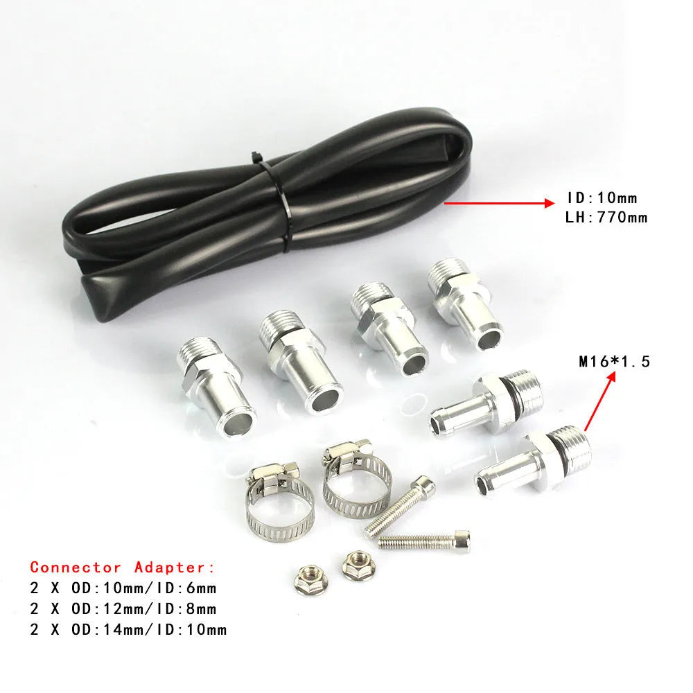 Aluminium alloy engine oil breather pot for vehicle modification in four colour options