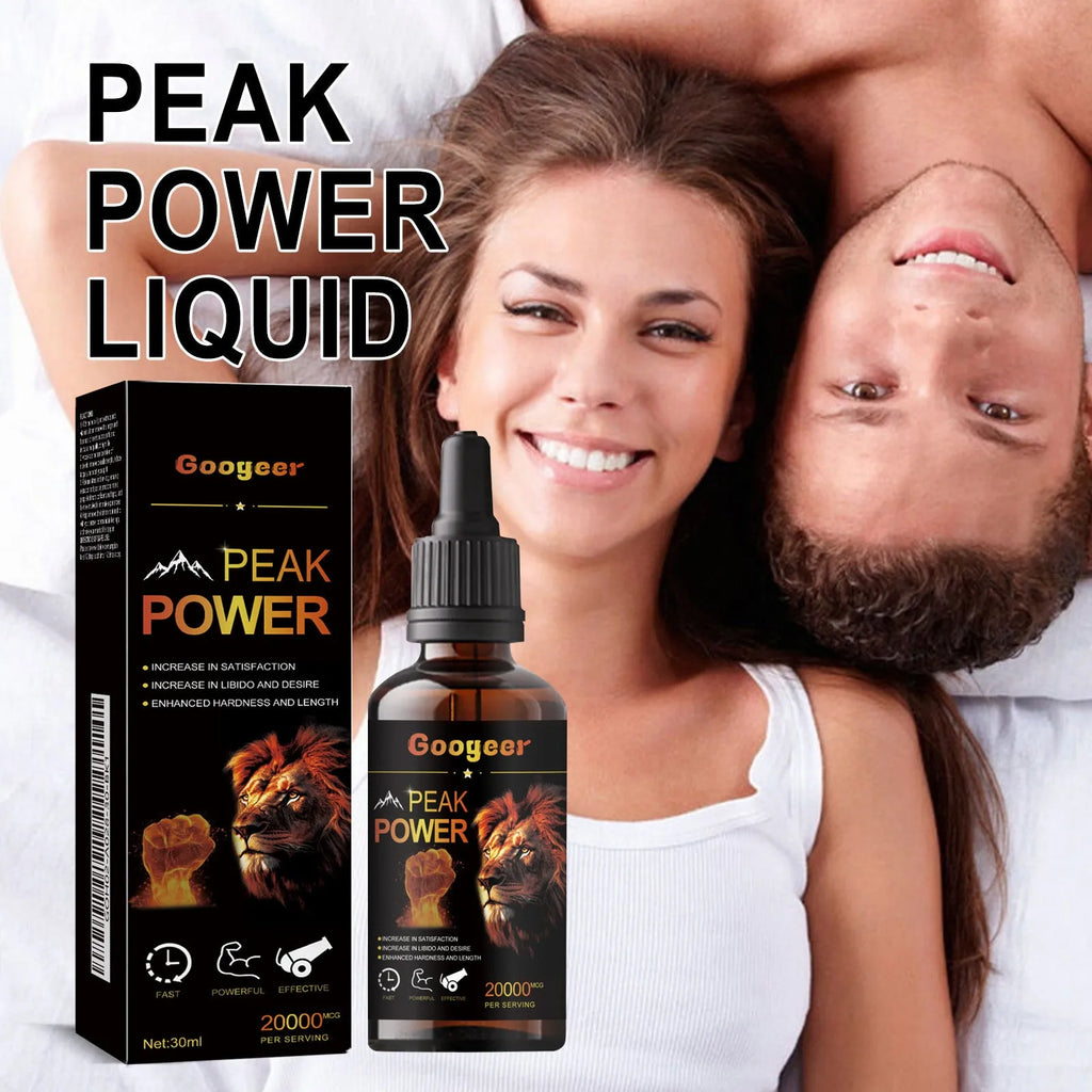 Googeer Peak Power 30ml liquid energy supplement bottle for physical performance support