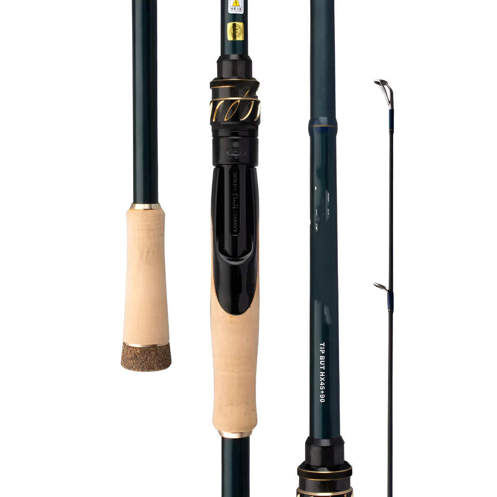 High carbon general purpose fishing rod with hard tonality, multiple style options for freshwater and saltwater angling