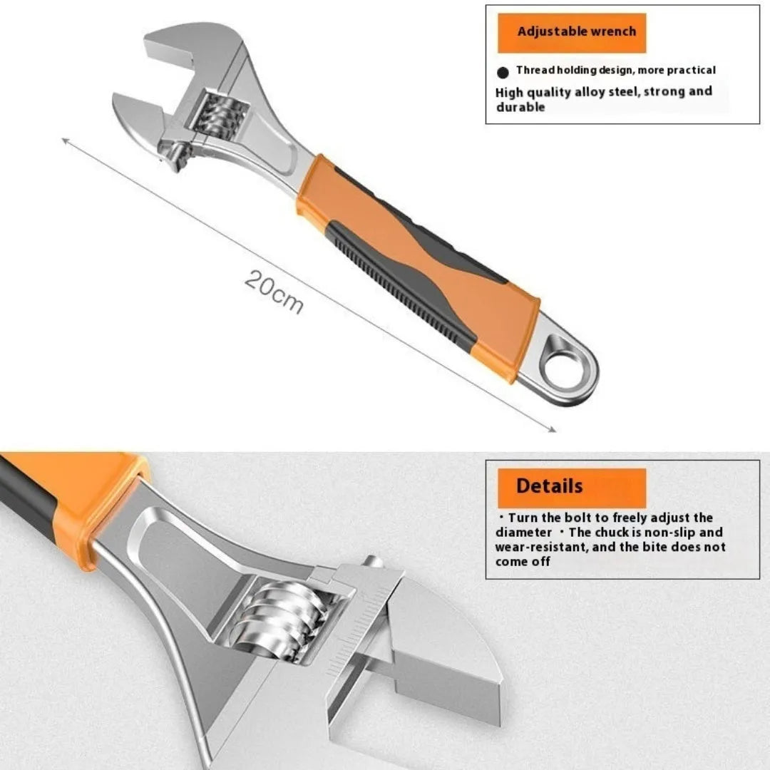 1980W aluminium shell impact drill with attachments including drill bit sleeve and universal shaft