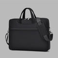 Large capacity Oxford cloth laptop bag for men in black, with waterproof and burden reduction features, suitable for 14-inch laptop