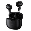 Wireless in-ear bass gaming headset in black with noise reduction, 10m range, ABS construction