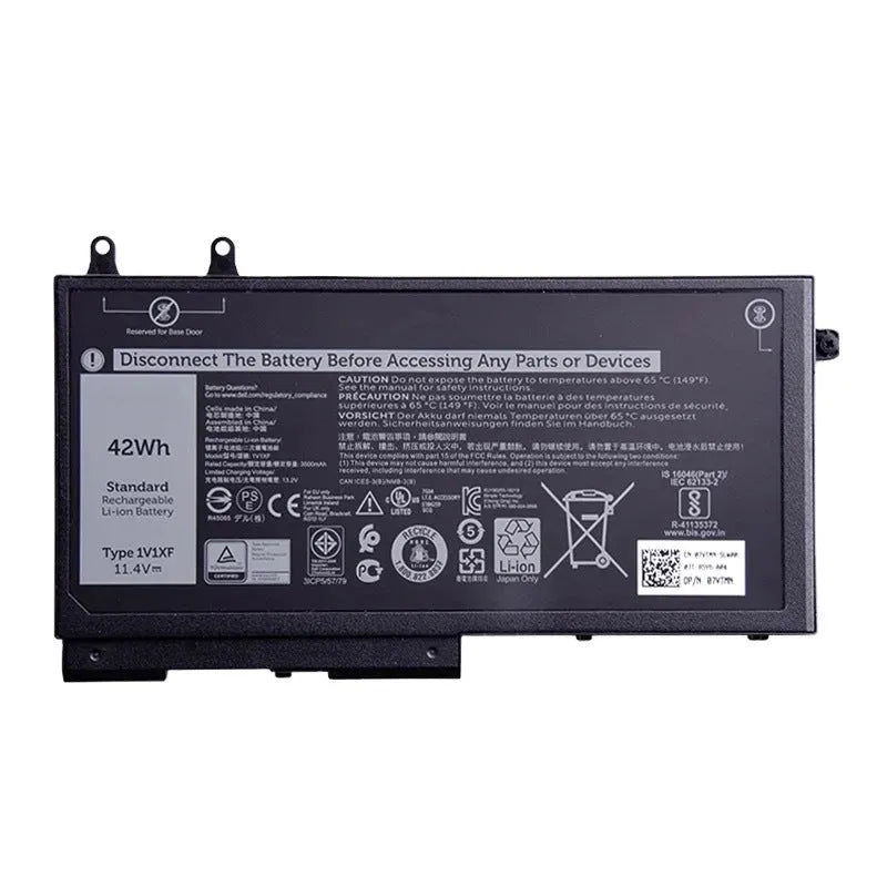 Dell laptop battery 5501 5401 1V1XF 42WH 11.4V built-in replacement
