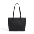 Genuine leather women's tote bag with European retro style and multiple interior compartments