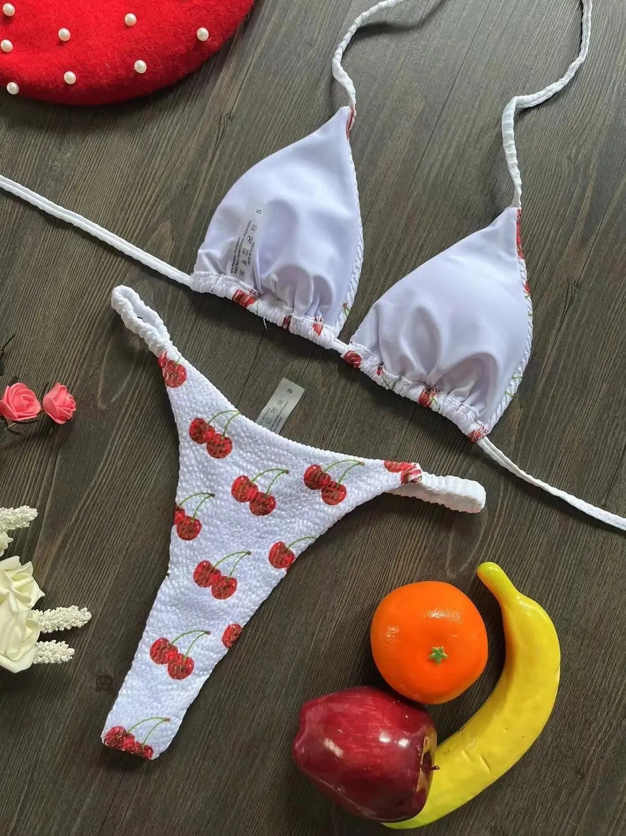 Women's printed bikini swimsuit in a briefs style, shown in one of the colour options RT1884, RT2110, or RT2111.