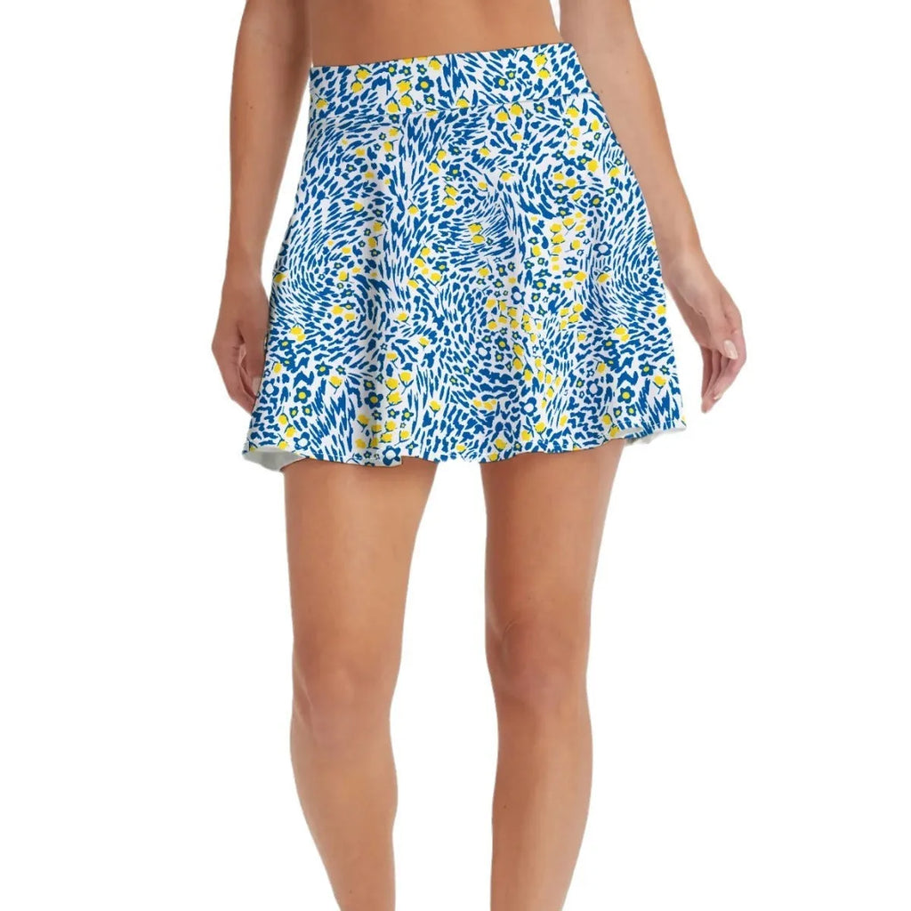 Women's high waist half-length sports skirt for golf tennis badminton in breathable design