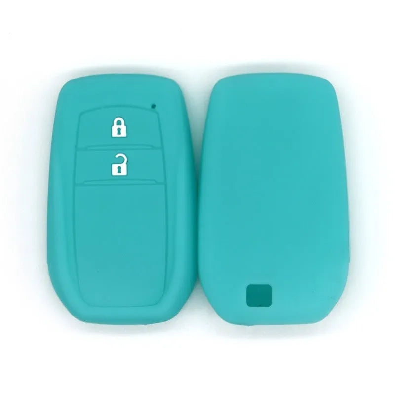 Silicone car key sleeve cover for Toyota Camry RAV4 Prado Avalon in black