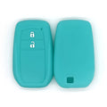 Silicone car key sleeve cover for Toyota Camry RAV4 Prado Avalon in black