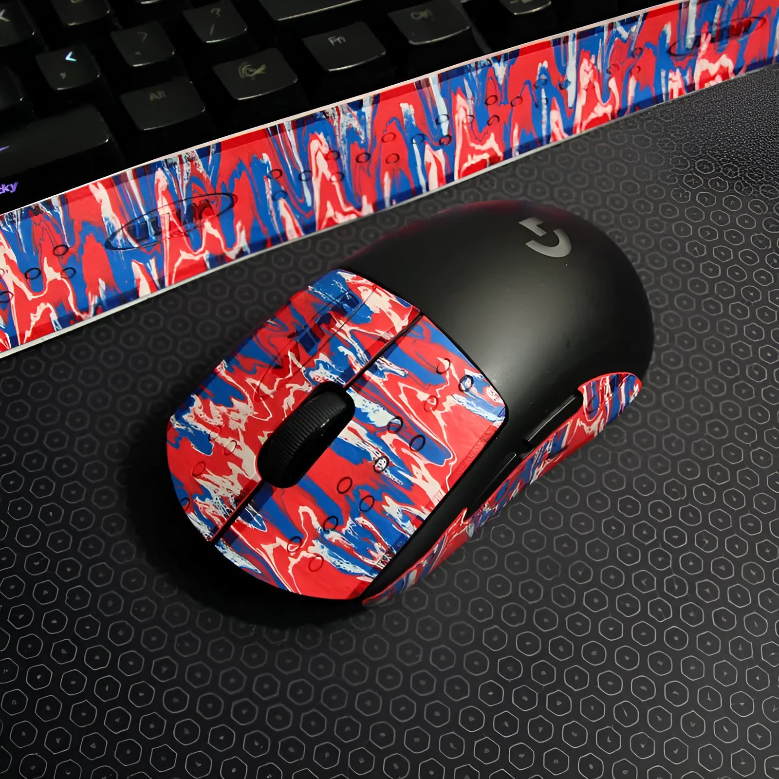 Second generation GPX mouse anti-skid stickers for Logitech G Pro X Superlight in multiple colours