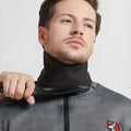 Anti-knife cutting safety neck protection scarf in black for anti-stab defence