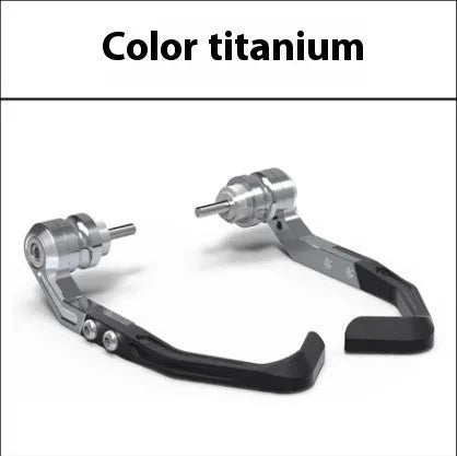 CNC anti-slide retrofitting pads for CBR650 brake horn guard bar bow protection in black and grey