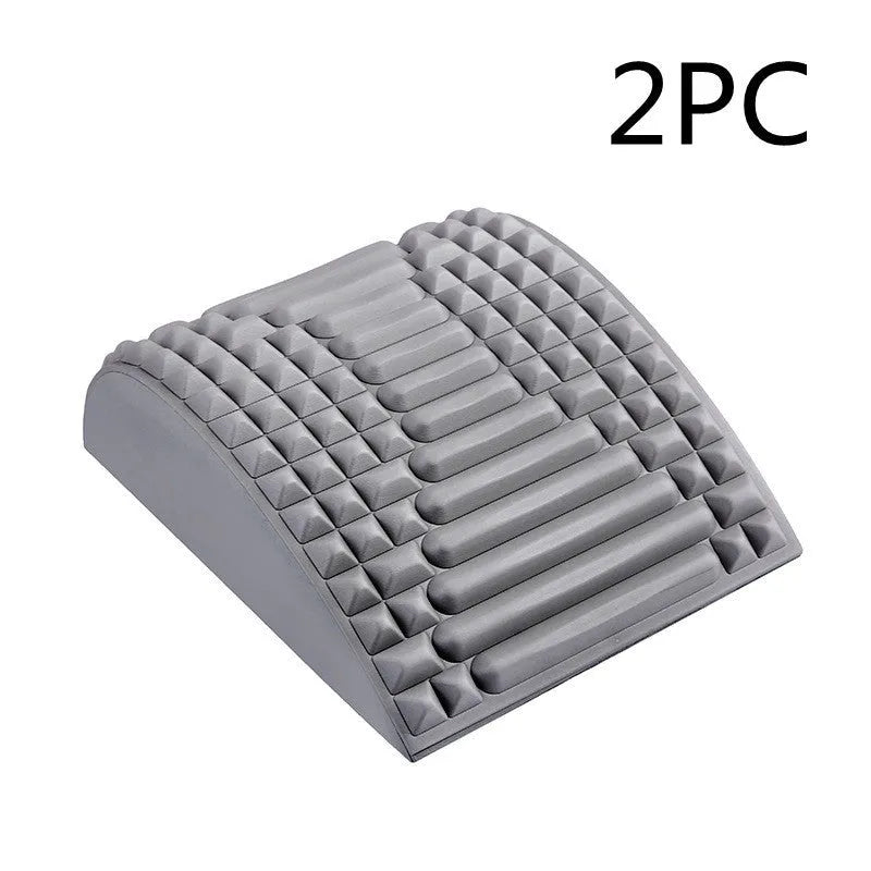 Blue EVA foam back stretcher for lumbar support and neck pain relief
