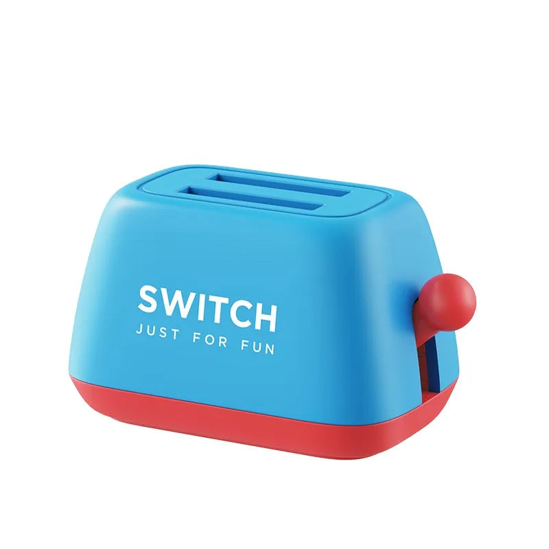 Green ABS plastic Switch game card storage box with silicone non-slip base