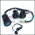 Waterproof electric car door lock with plastic housing for vehicle remote start systems
