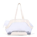 MOORPET leather pet carrier bag with 25 litre capacity in solid colour