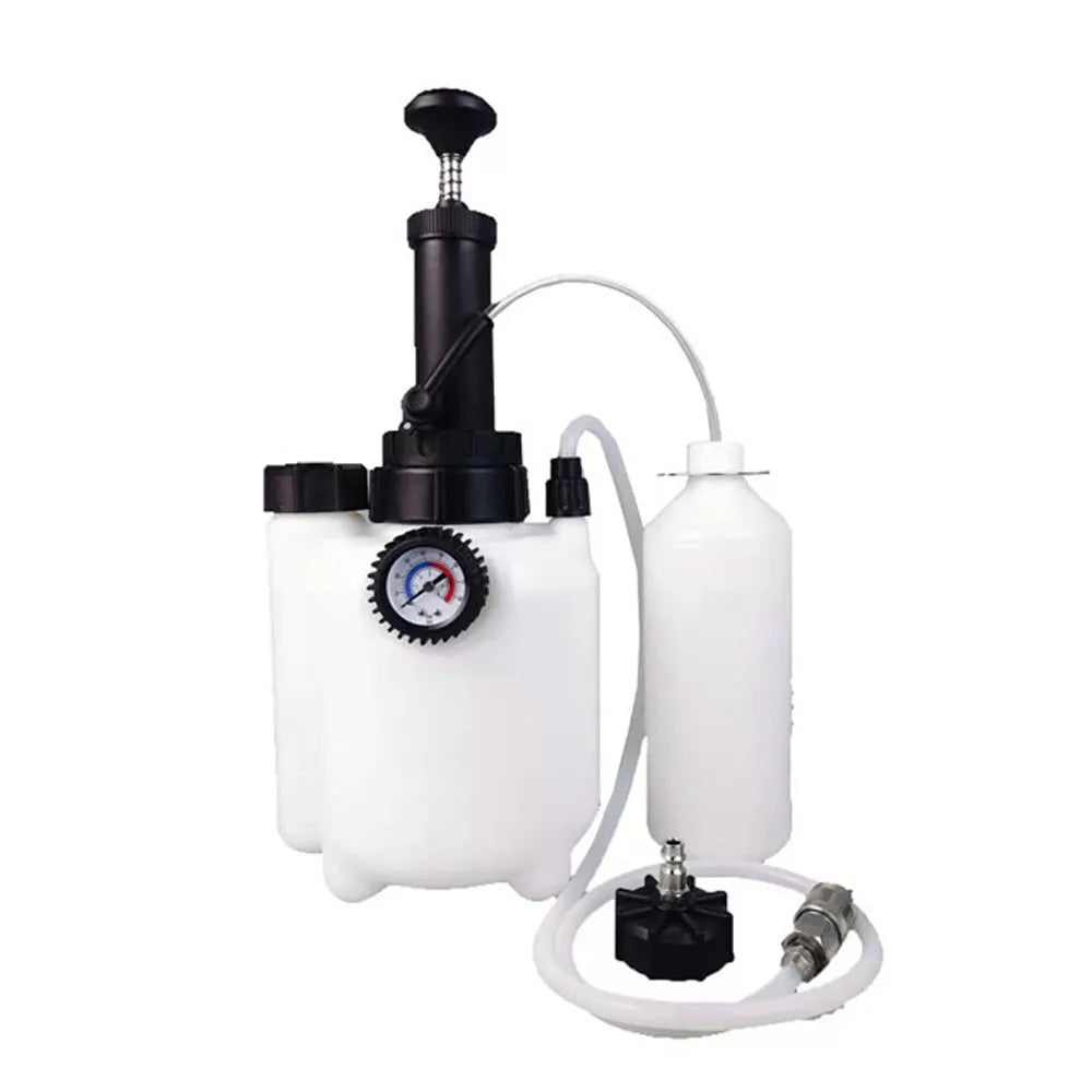 White 3L brake fluid tank replacement tool with copper and iron components