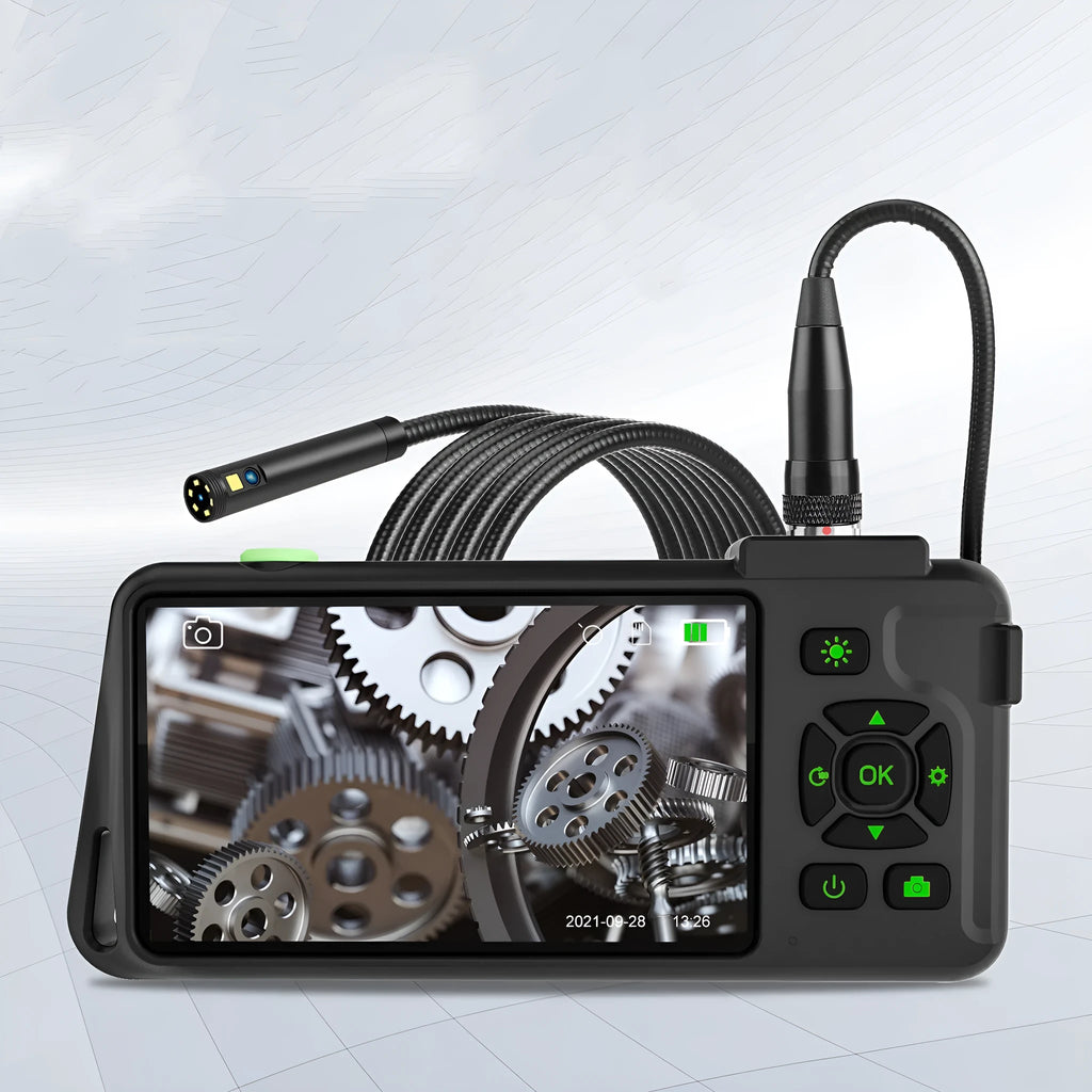 Handheld automotive inspection endoscope with 4.5-inch screen and 1-metre camera cable
