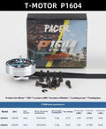 TMOTOR P1604 brushless racing motor in p1604 motor colour with KV2850 or KV3800 option and mounting hardware