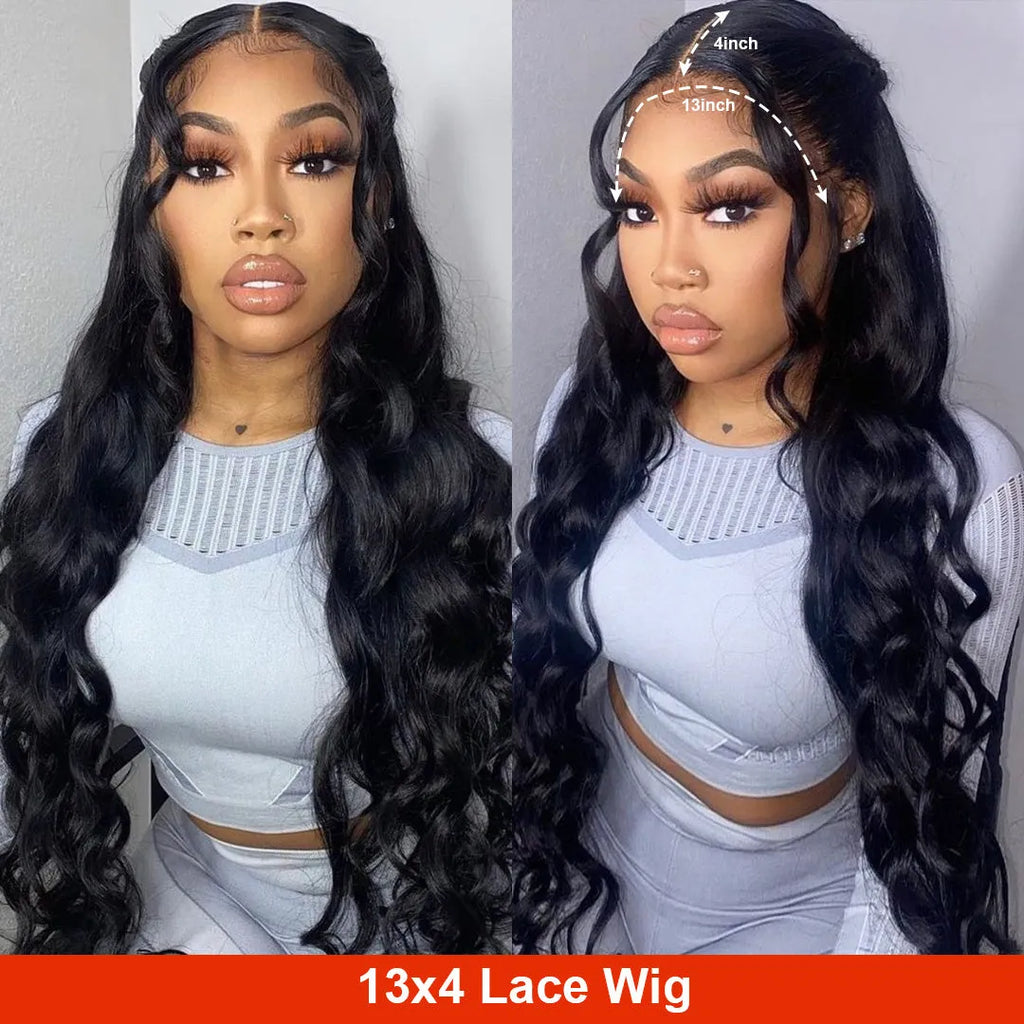 Former lace wig for women, long black curly hair, high temperature silk, 14 to 32 inch length options