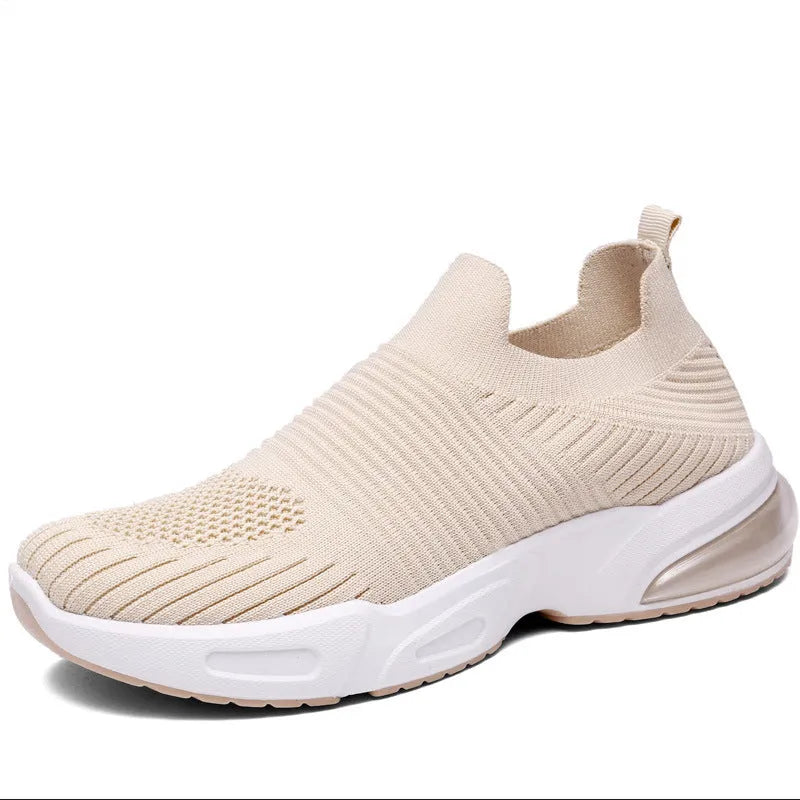 Breathable slip-on sock shoes in multiple colours with mesh lining and PVC sole