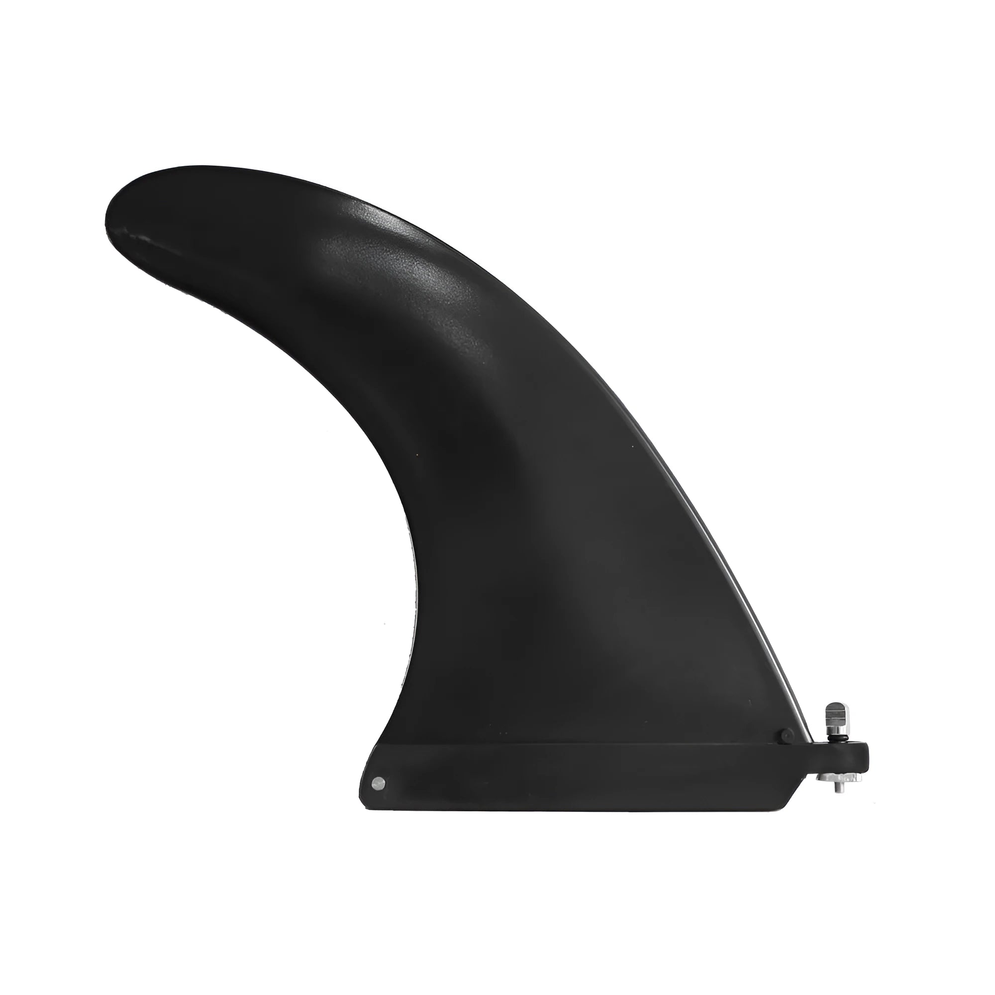 Heytur YQ310 plastic SUP paddle with large removable fish fins attached.