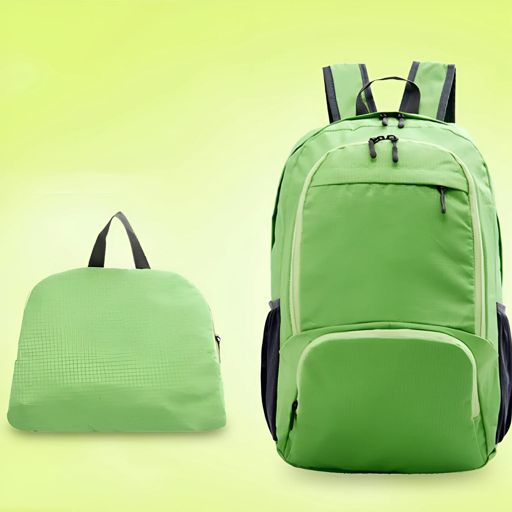 Polyester outdoor hiking backpack in solid colour with breathable waterproof wear-resistant design for leisure travel