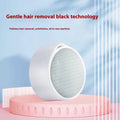 Nano glass epilator and dead skin remover foot grinder in 2in1 style, a plastic body hair removal device.