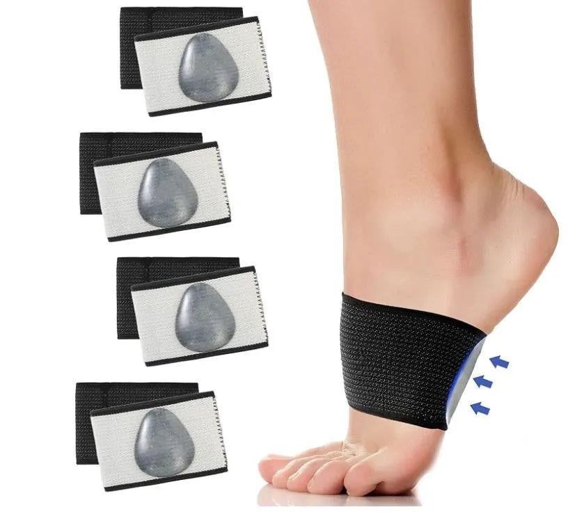 Men's and women's elastic foot bandage cover for flat foot and arch support in PU material